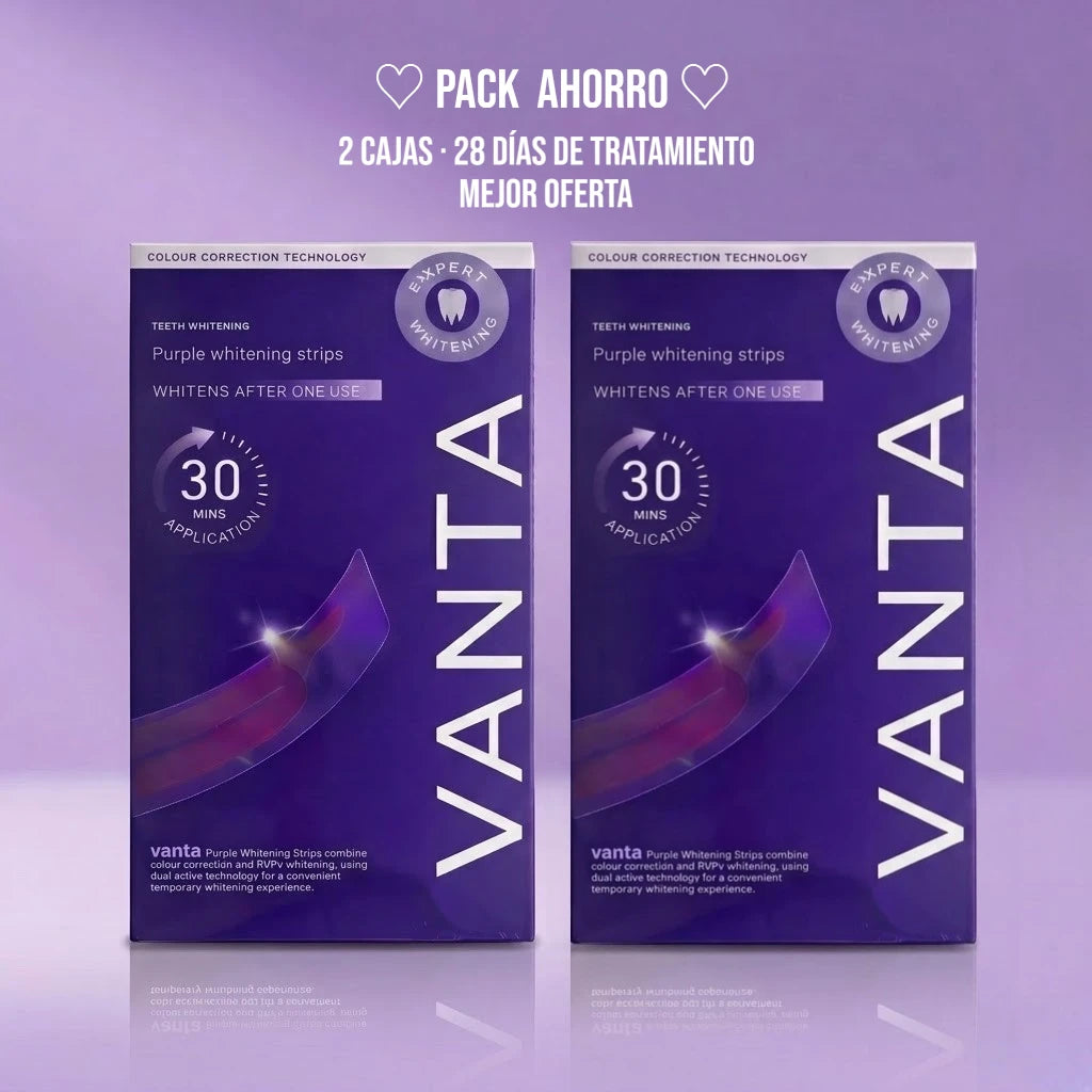 Tiras Blanqueadoras Dentales - VANTA
