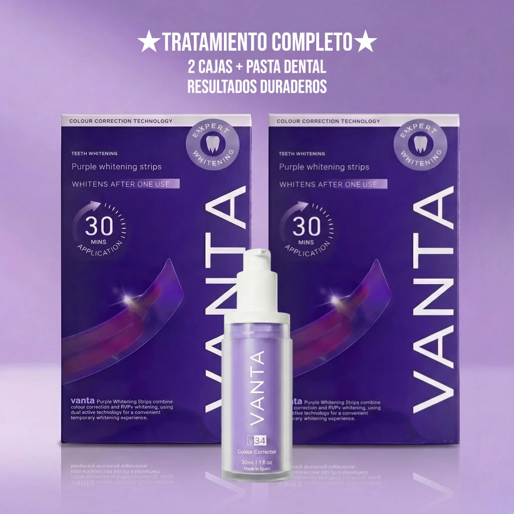 Tiras Blanqueadoras Dentales - VANTA