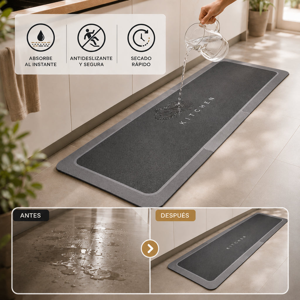 Alfombra Antideslizante para Cocina 120 x 40cm